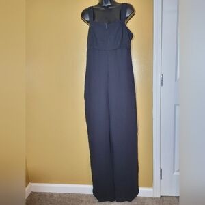 Derek Lam Design Nation Black Rio Jumpsuit sz M B8